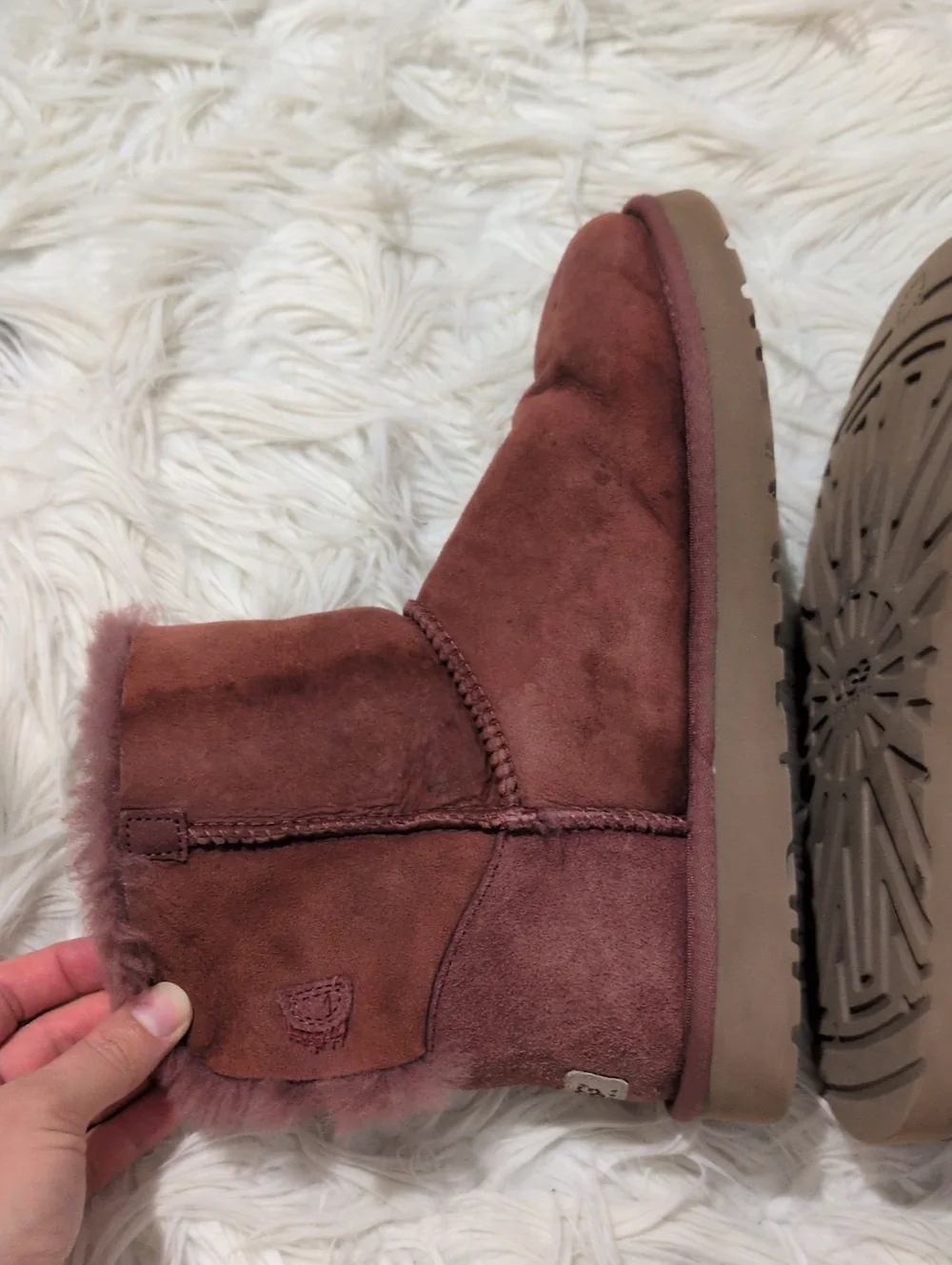 *Altered* Ugg Mini Bailey Bow Boots